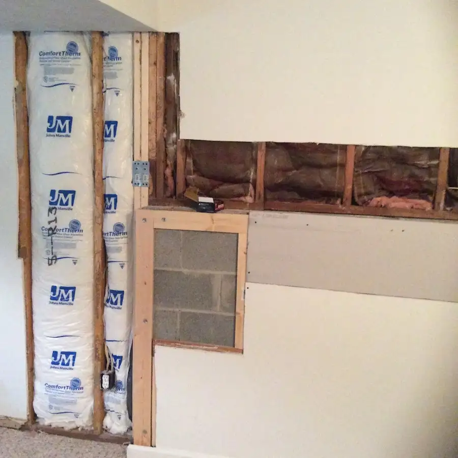 Wall insulation replacement during Odor Removal & Deodorization in Fairfield Glade